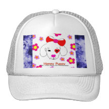 Chapeau de chiot de miel casquette de camionneur
