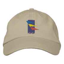 Chapeau de club de yacht de Burlington Chapeau Brodé