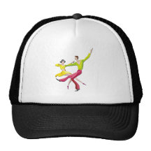 Chapeau de danse de couples casquettes