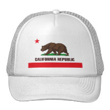 Chapeau de drapeau de la Californie Casquettes