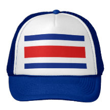 Chapeau de drapeau du Costa Rica Casquette De Camionneur