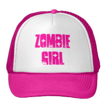 Chapeau de fille de zombi casquettes