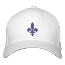Chapeau de Fleur de lis Embroidered Chapeaux Brodés