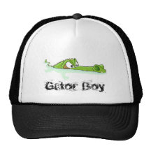 Chapeau de garçon d'alligator casquette