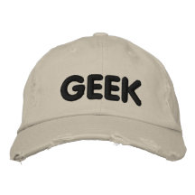 Chapeau de geek casquette de baseball