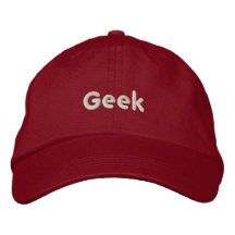 Chapeau de geek chapeau brodé