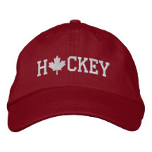 Chapeau de hockey sur glace - casquette canadien d casquettes brodées