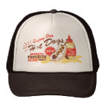 Chapeau de hot-dog (le brun/se bronzent) casquettes de camionneur