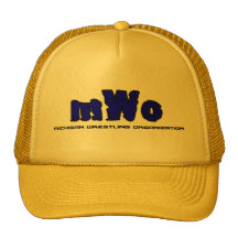 Chapeau de jaune de logo de MWO Casquettes