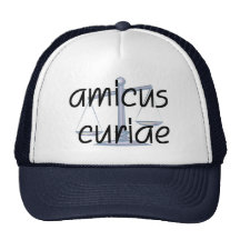 Chapeau de juge d'amicus curiae casquettes