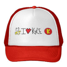Chapeau de Kyle W. Productions "j'aime Kyle" Casquettes
