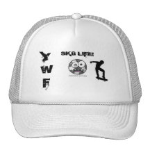 chapeau de la vie du ywf sk8 casquettes de camionneur