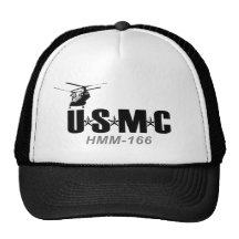 Chapeau de l'usmc HMM-166 Casquettes