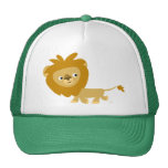 Chapeau de marche mignon de lion de bande dessinée casquettes