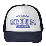 Chapeau de marié d'équipe casquettes