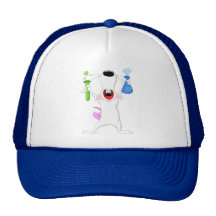 Chapeau de rat de laboratoire de tube à essai casquettes