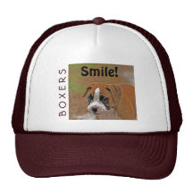 Chapeau de sourire de casquette de camionneur de c