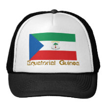 Chapeau de souvenir de drapeau de Guinée équatoria Casquette