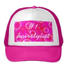 Chapeau de styliste en coiffure du numéro un casquette