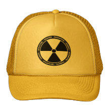 Chapeau de symbole de rayonnement casquette de camionneur