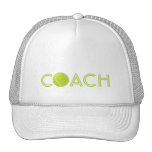Chapeau d'entraîneur de tennis casquette