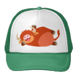 Chapeau des montagnes de vache à bande dessinée pa casquettes