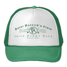Chapeau des poings de St Patrick Casquette De Camionneur