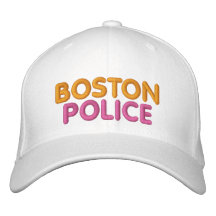 Chapeau drôle brodé par police de Boston Casquette Brodée