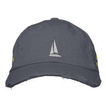 Chapeau fait sur commande de bateau casquettes brodées