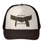 Chapeau fait sur commande de ceinture de Brown d'a Casquette De Camionneur