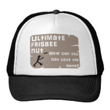 Chapeau final d'écrou de frisbee casquettes de camionneur