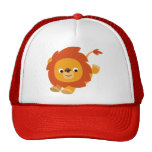Chapeau gai mignon de lion de bande dessinée casquettes