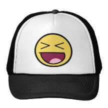 Chapeau impressionnant heureux de visage casquettes