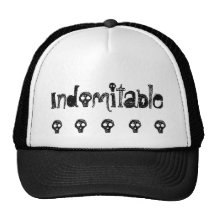 Chapeau indomptable de crâne casquettes