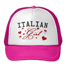 Chapeau italien de rose de fille casquette de camionneur