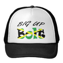 Chapeau jamaïcain de drapeau de grand boulon haut casquettes