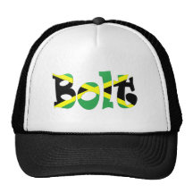 Chapeau jamaïcain de drapeau d'Usain Bolt Casquettes De Camionneur