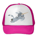 Chapeau mignon de licorne de bande dessinée pressé casquettes