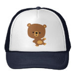 Chapeau mignon d'ours de "bon Vibe" de bande dessi casquettes