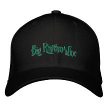 Chapeau noir avec le logo vert et jaune casquette de baseball