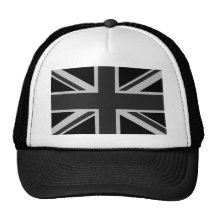 Chapeau noir d'Union Jack Casquette De Camionneur