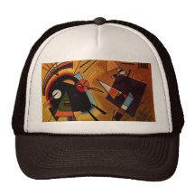 Chapeau noir et violet de Kandinsky Casquettes De Camionneur