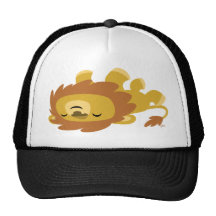 Chapeau paresseux de camionneur de lion de bande d casquettes