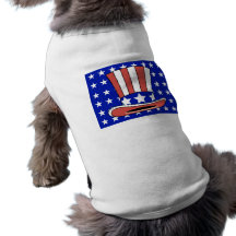 Chapeau patriotique manteaux pour chien