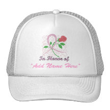 Chapeau personnalisable de cancer du sein casquettes