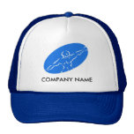 Chapeau personnalisable de forme physique - bleu casquette de camionneur