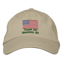 Chapeau personnalisable de troupe casquette brodée