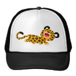 Chapeau plaisant de léopard de bande dessinée mign casquettes