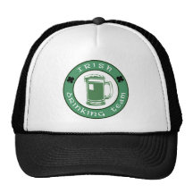 Chapeau potable irlandais d'équipe casquettes de camionneur