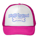 Chapeau rose et bleu de chien de Plott Casquettes